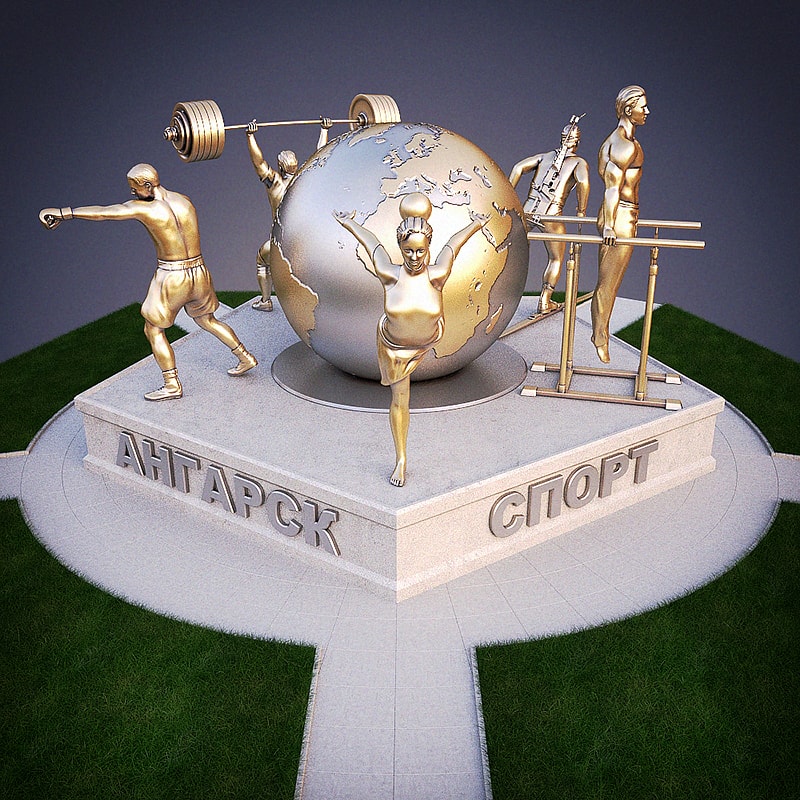 3D Visualization of Olympic monument